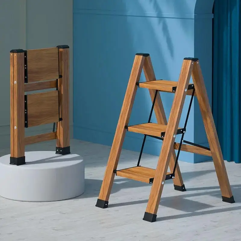 

Aoliviya Sh New Magnesium Dooli Trestle Ladder Portable Small Step Ladder Kitchen Ladder Household Folding Ladder Thickened Alum