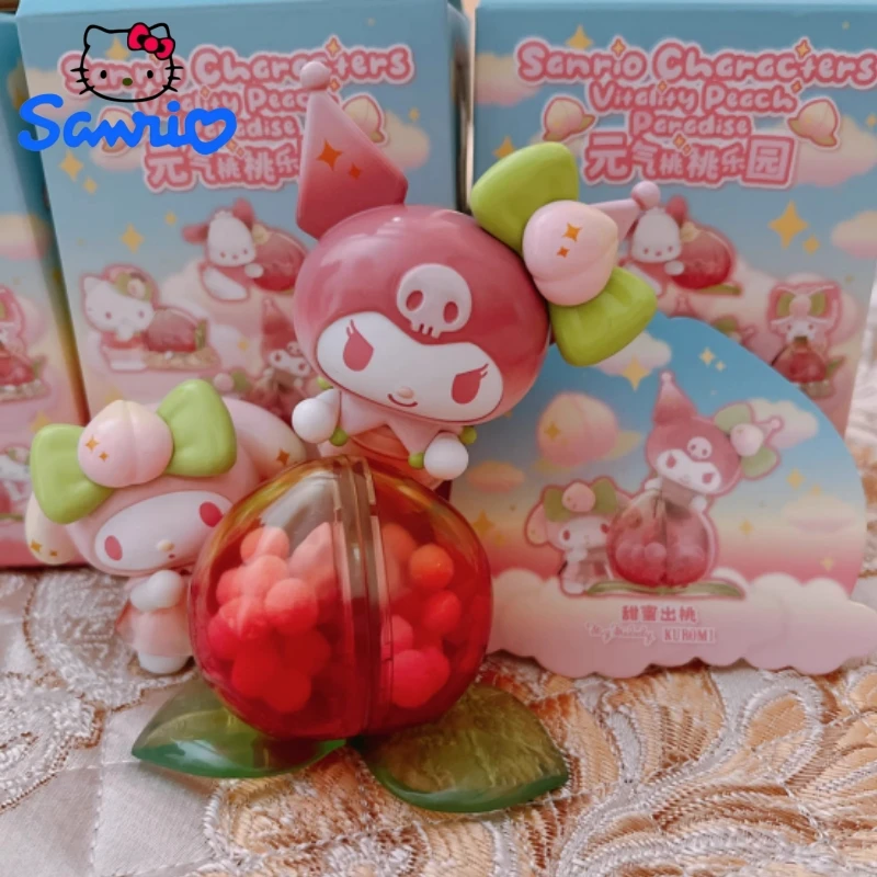 MINISO Sanrio слепая коробка Hello Kitty Kuromi My Melody Cinnamoroll Pochacco Pompompurin Vitality Peach Paradise игрушка