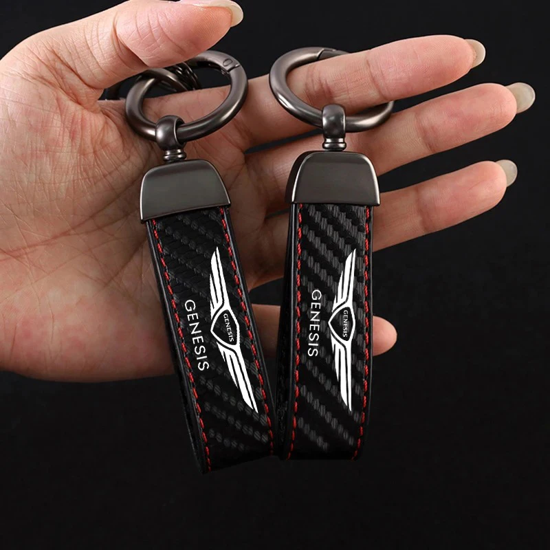 Автомобильный металлический кожаный стиль брелок с эмблемой мощности из