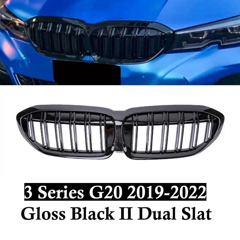 

Передняя решетка почек в спортивном стиле M для BMW 3 серии G20, черная решетка Diamond 318i 320i M340i M3 2019 2020 2021 2022 2023