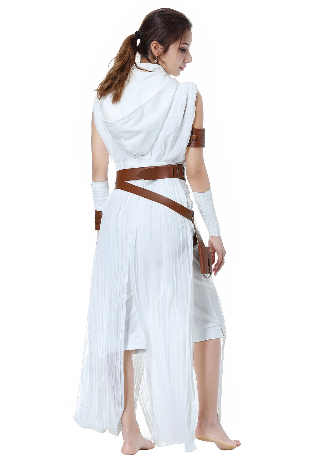 Костюм для косплея The Rise of Skywalker Rey Униформа костюм Рей на Хэллоуин карнавальный |