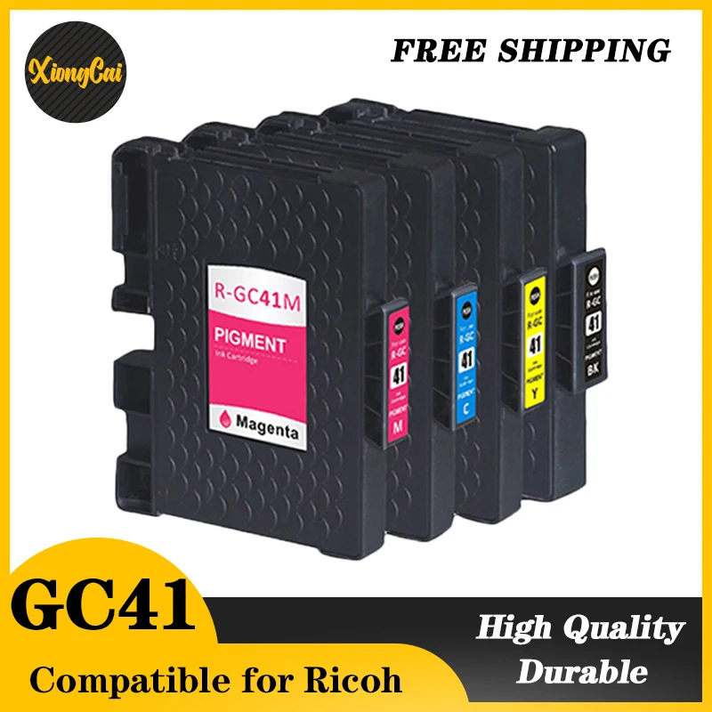 

GC41 Premium Color Compatible Pigment Ink Cartridge for Ricoh Aficio SG 3110DNw/3110SFNw/3100SNw/2100N SG 3110DN SG 7100DN