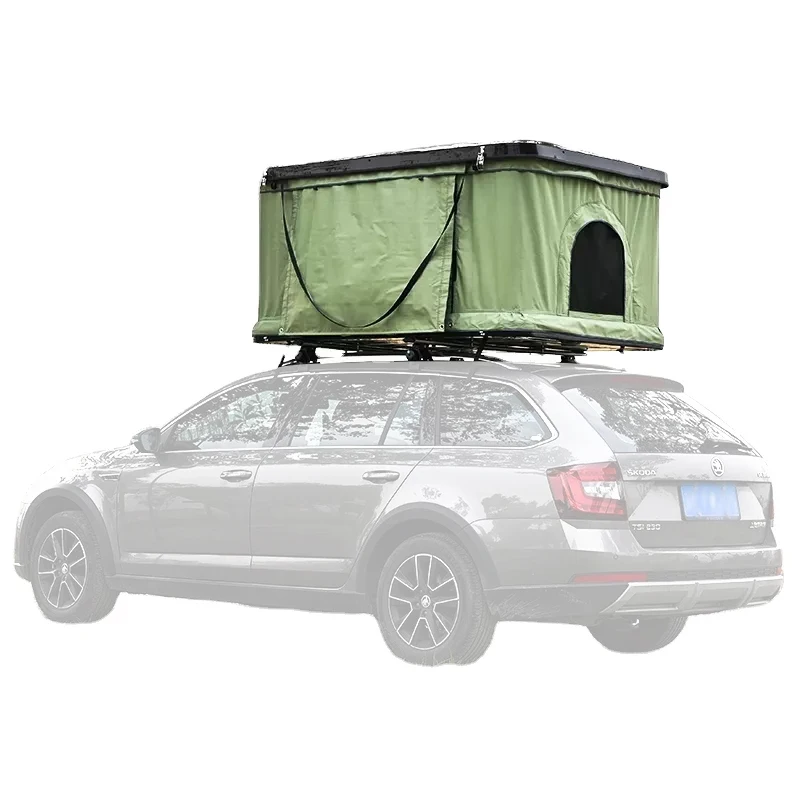 

High Quality Car Rooftop Vehicle Aluminum Roof Top Outdoor Camping Foldable Hard Shell Pop Up Car Roof Tent