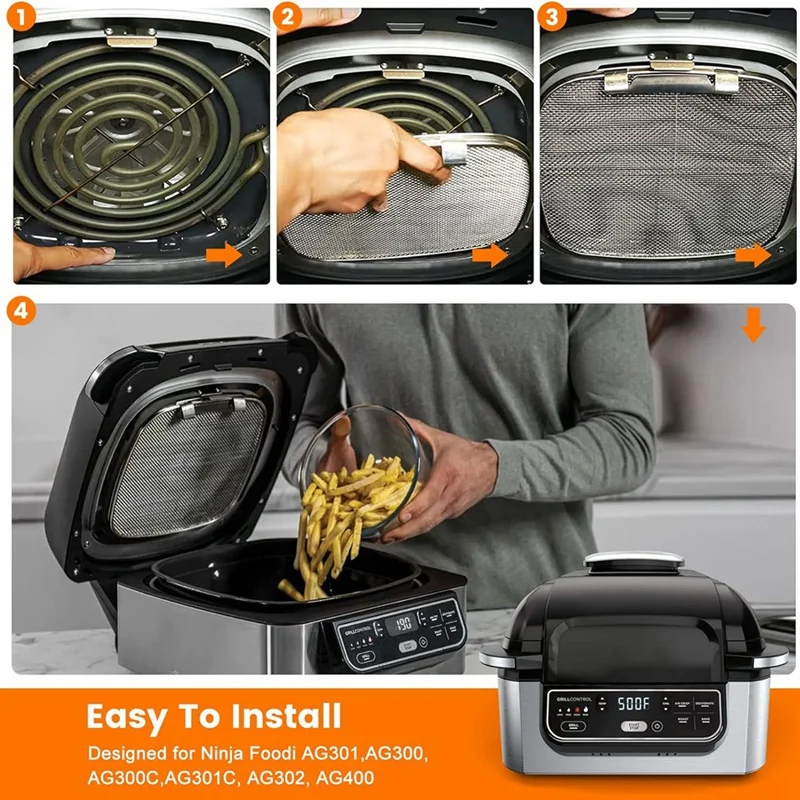 Щит для защиты от брызг + полка духовки аксессуары фритюрницы как показано на Ninja