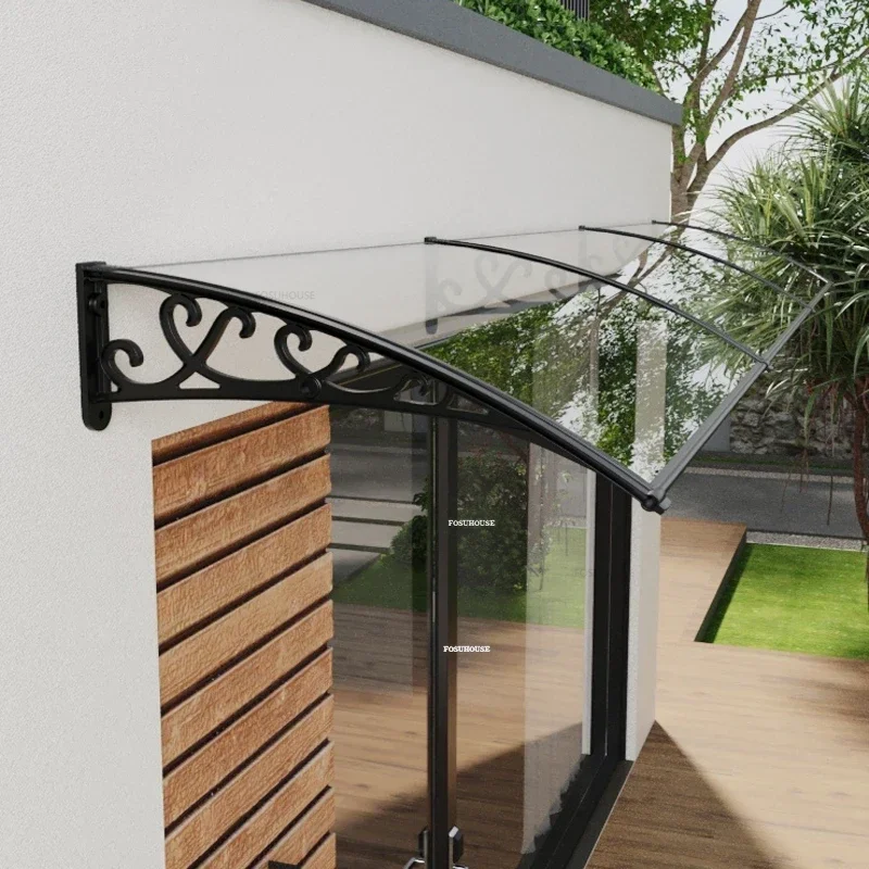 Дверной тент для дома утолщенные пластиковые стальные беседки бесшумный