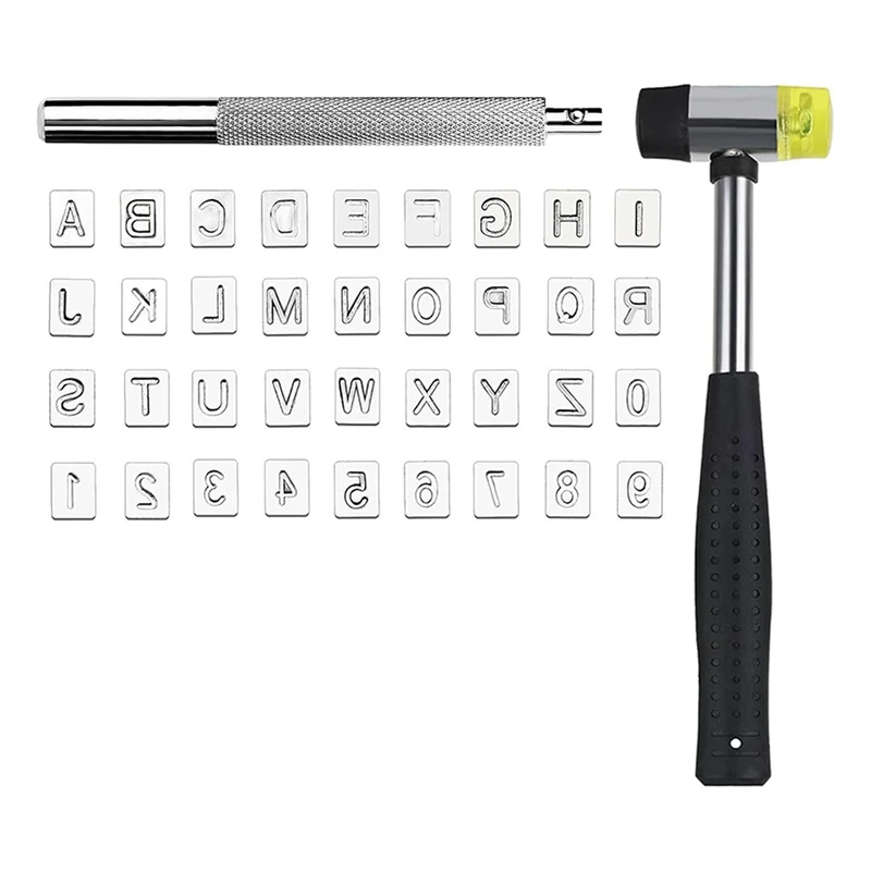 BEAU-инструменты для штамповки кожи с 1 резиновым молотком инструментами