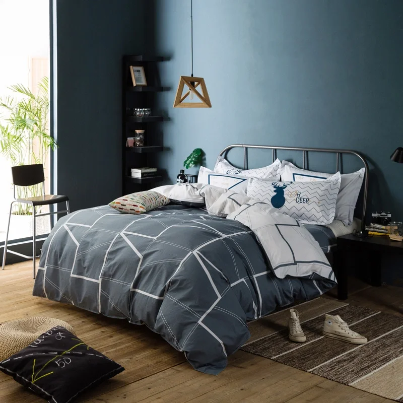 

Three-piece cotton printed bed Homejoy