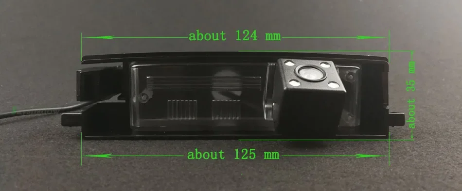 HD Беспроводная автомобильная CCD задняя камера рыбий глаз 8 12 светодиодов с