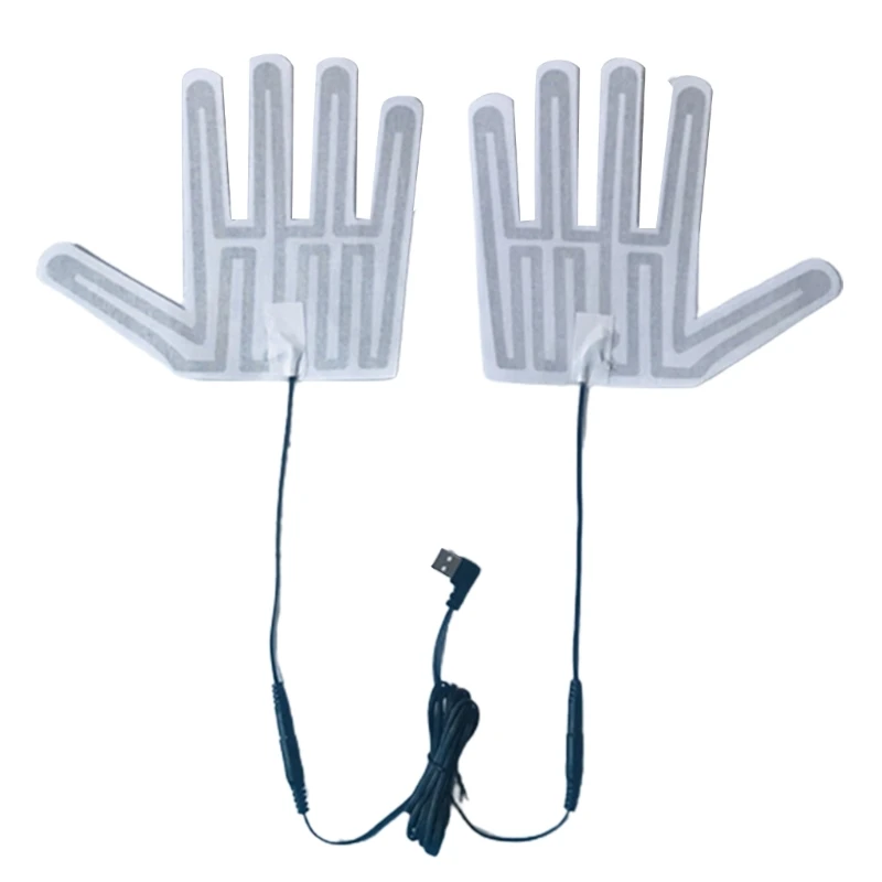 5 В USB-перчатки с подогревом пальцев электрические перчатки нагревательные