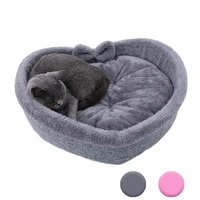 yokee cat bed heart shaped pet bed for cats dogs cotton velvet soft kitty puppy sleeping beds kennel warm pet cat accessories