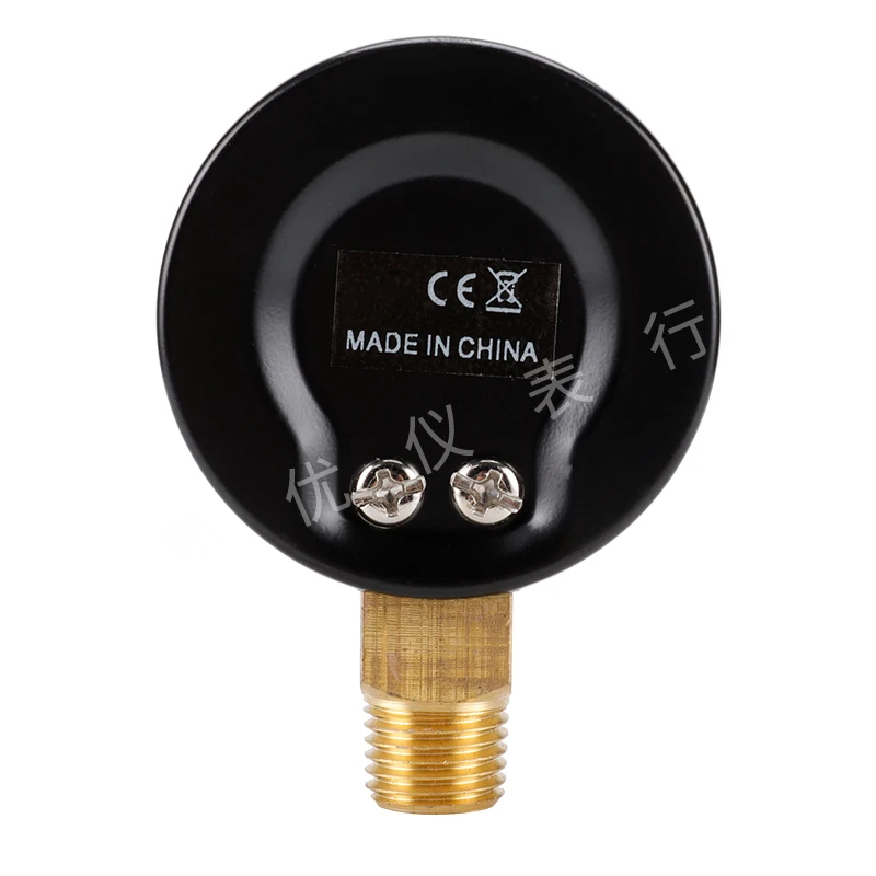 Фото 0-1бар/0-15psi 1/4BSPT Радиальный манометр для измерения давления воздуха, воды, гидравлического масла №3