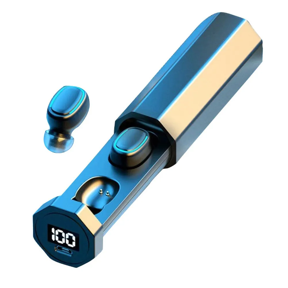 

Беспроводные наушники Bluetooth 5,0, водонепроницаемые наушники-вкладыши Hi-Fi с сенсорным управлением, розовые