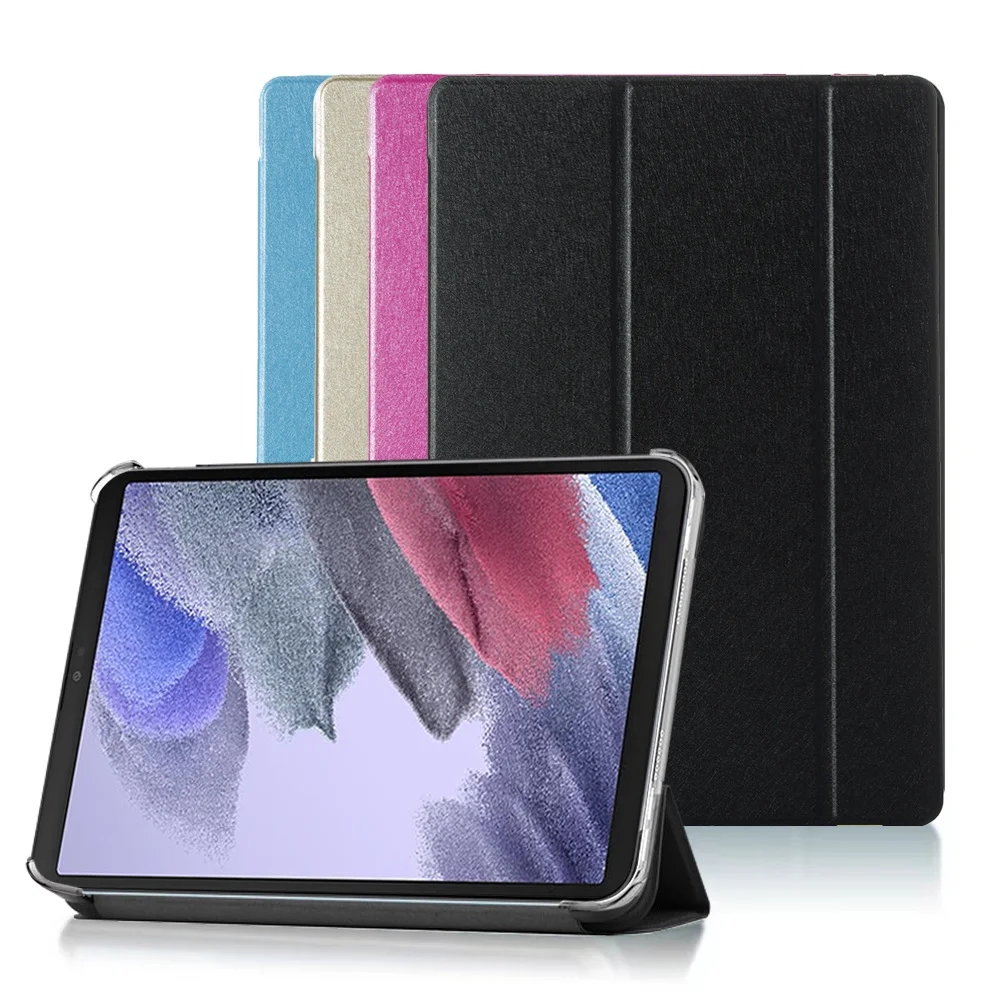 

Чехол для Samusng Galaxy Tab A7 Lite, 8,7 дюйма, 2021 искусственная кожа, задняя крышка ПК, подставка, автоматический режим сна, Умный Магнитный чехол-книжка