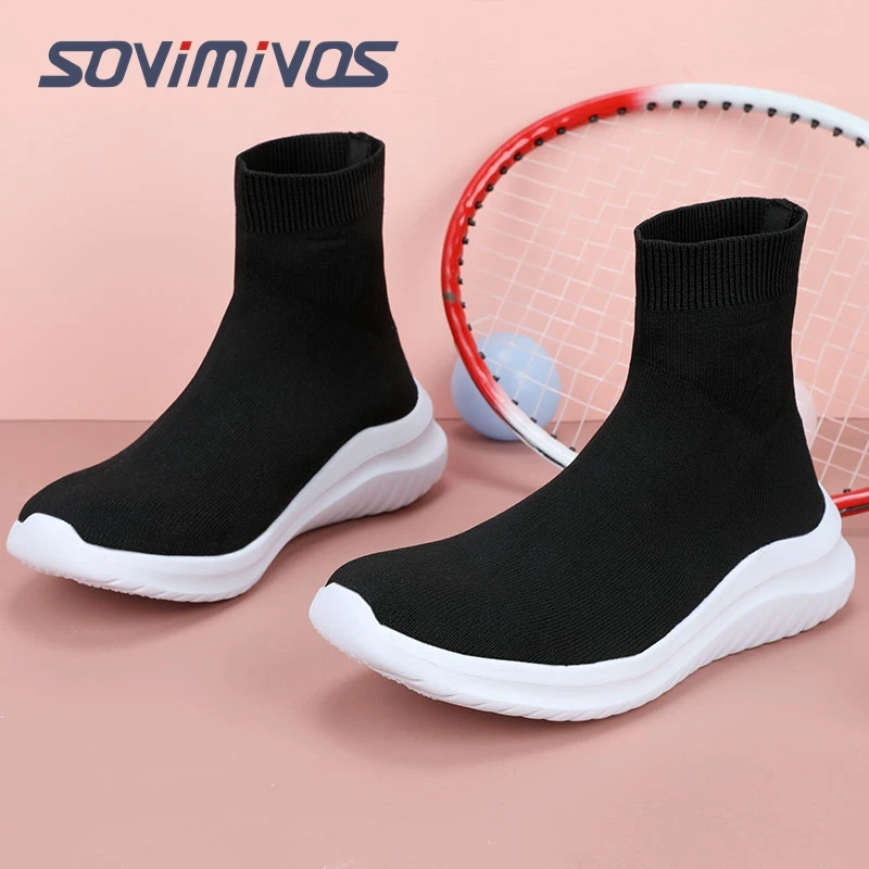 Men's Fashion Sneakers - Lightweight Breathable Walking Running Shoes Women High Top Casual Mesh Workout Casual Sports Shoes