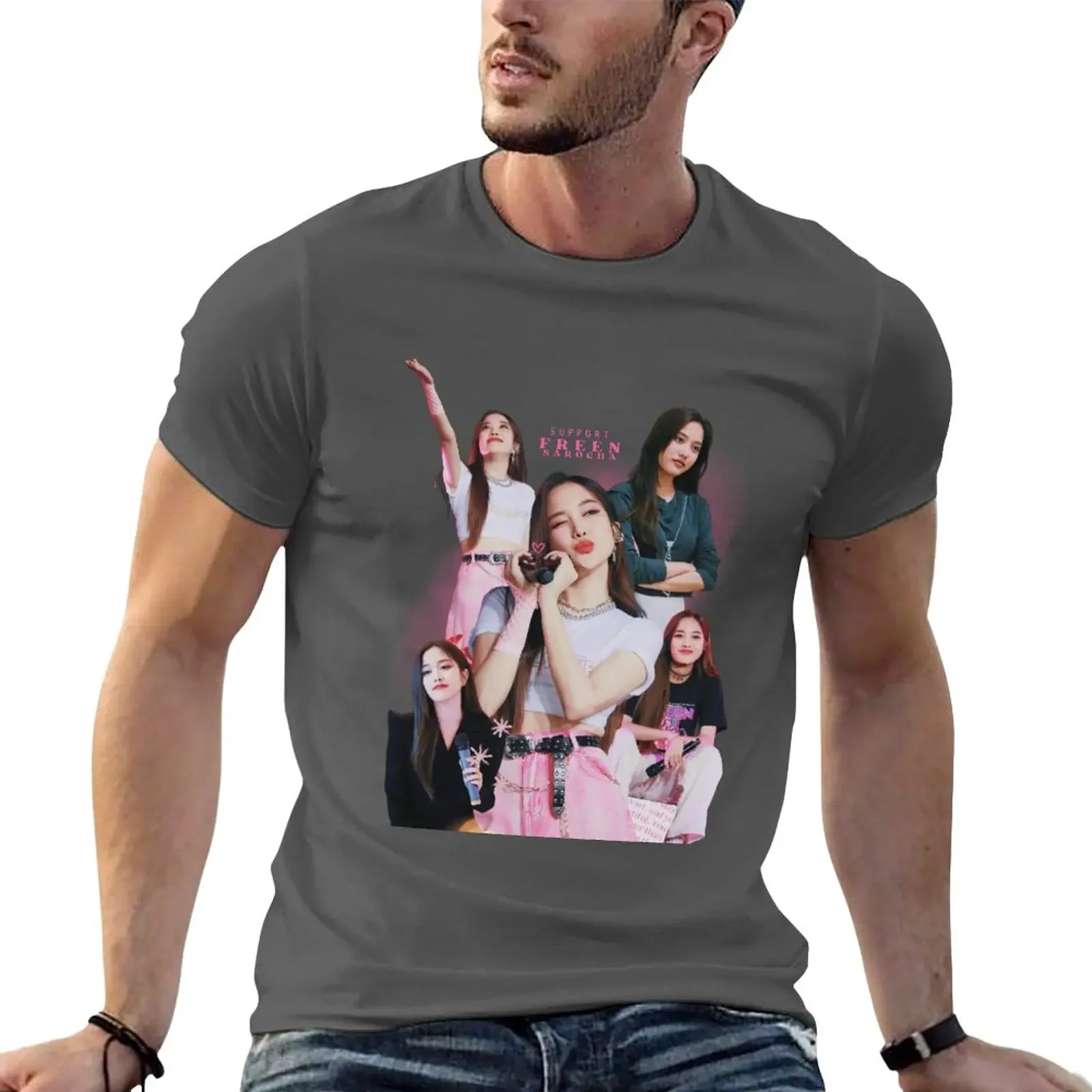 Новая модная индивидуальная дизайнерская футболка большого размера летняя