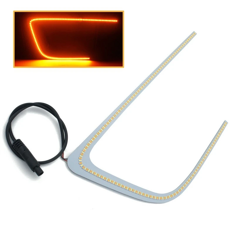 Автомобильный динамический светодиодный дневной ходовой фонарь Angel Eye DRL с