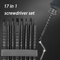 17 In 1 Screwdriver Bit Key Magnetic Telescoping Adjustable Pen Driver For DIY Household Electrical Appliances Repair Tool Set