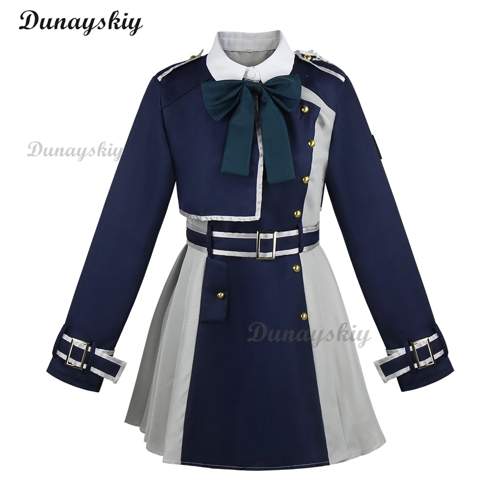 Lycoris отдача nishikier Chisato Inoue Takina косплей костюм платье униформа парик Полный