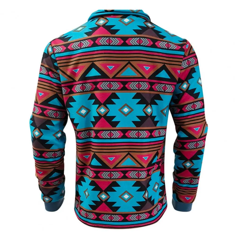 

Chic Winter Sweater Soft Winter Sweatshirt Zip Neckline Elastic Cuff Winter Sweater Cold-proof