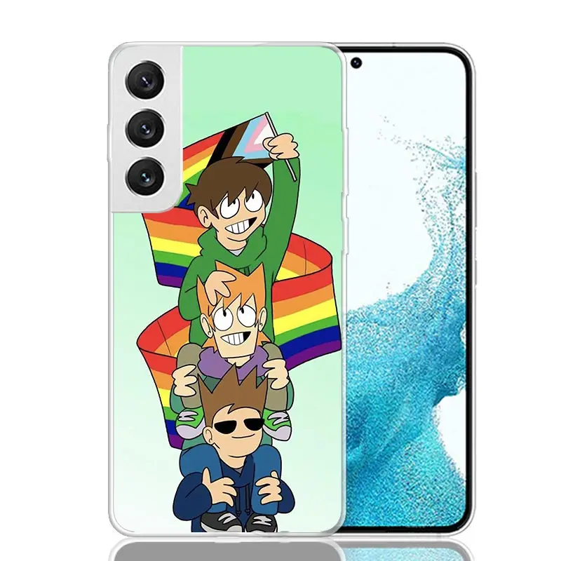 Фото Чехол для телефона с рисунком аниме Eddsworld для Samsung Galaxy S26 Ultra S23 S24 S25 Edge S20 FE S21 S22 Plus, мягкий чехол с принтом №3