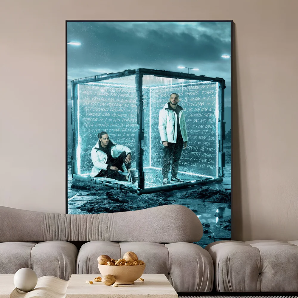 Постер Djadja Dinaz singer белый бумажный постер винтажный декор для комнаты бара кафе