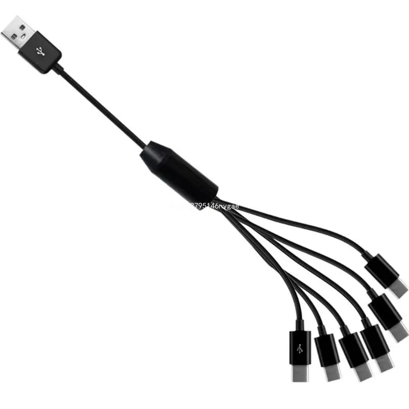 Кабель UsbC-UsbA шнур синхронизации USB Type C для быстрой зарядки с 6 портами новая