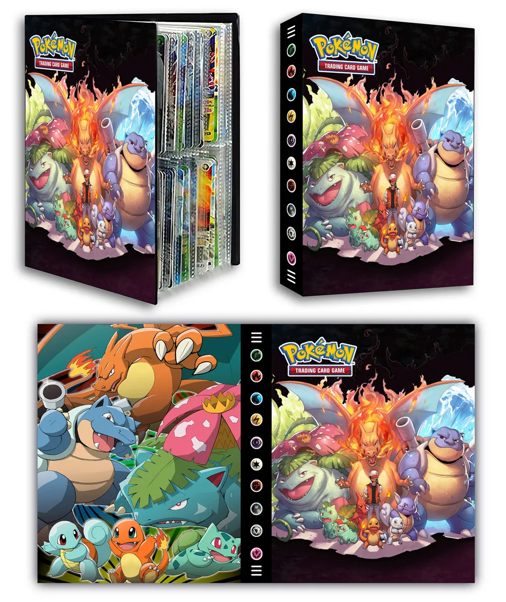Карты Pokemon 240 шт. держатель Альбом игрушки для детей коллекционный альбом книга