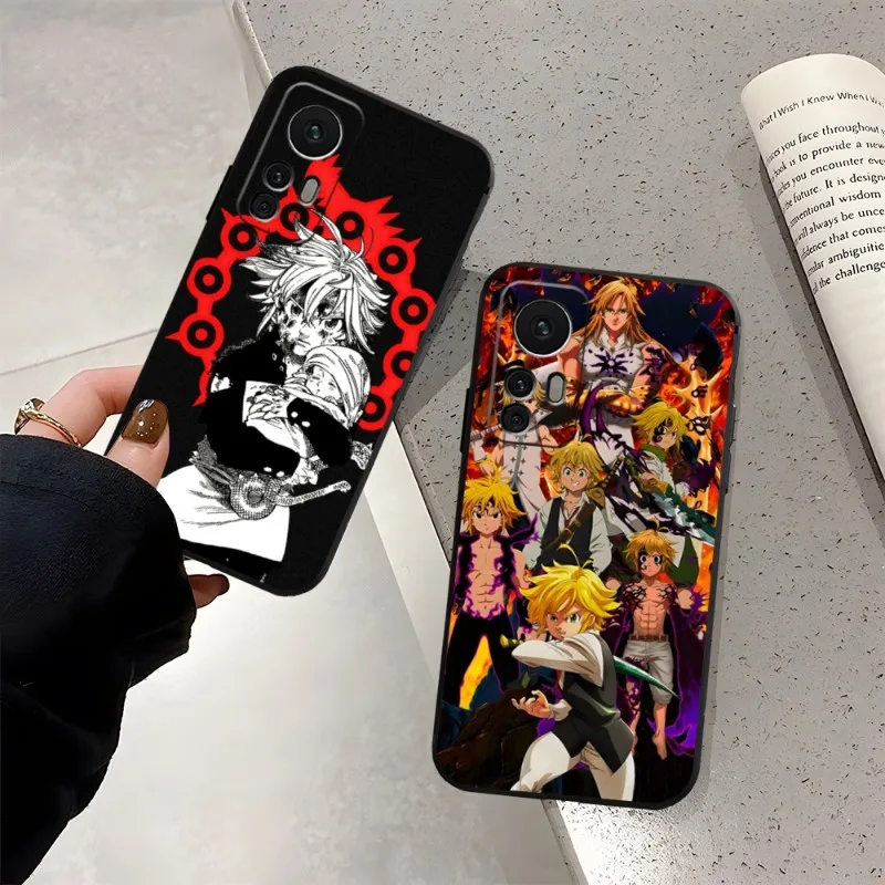 

Meliodas Anime Phone Case Funda For Redmi Note 11S 11 10 10S 9S 8T 7 8 8A 9 9A 9C 9T 10X Black Silicone Cover