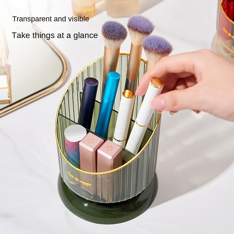 Пластиковая туба для хранения кистей коробка косметики бытовая гардеробная