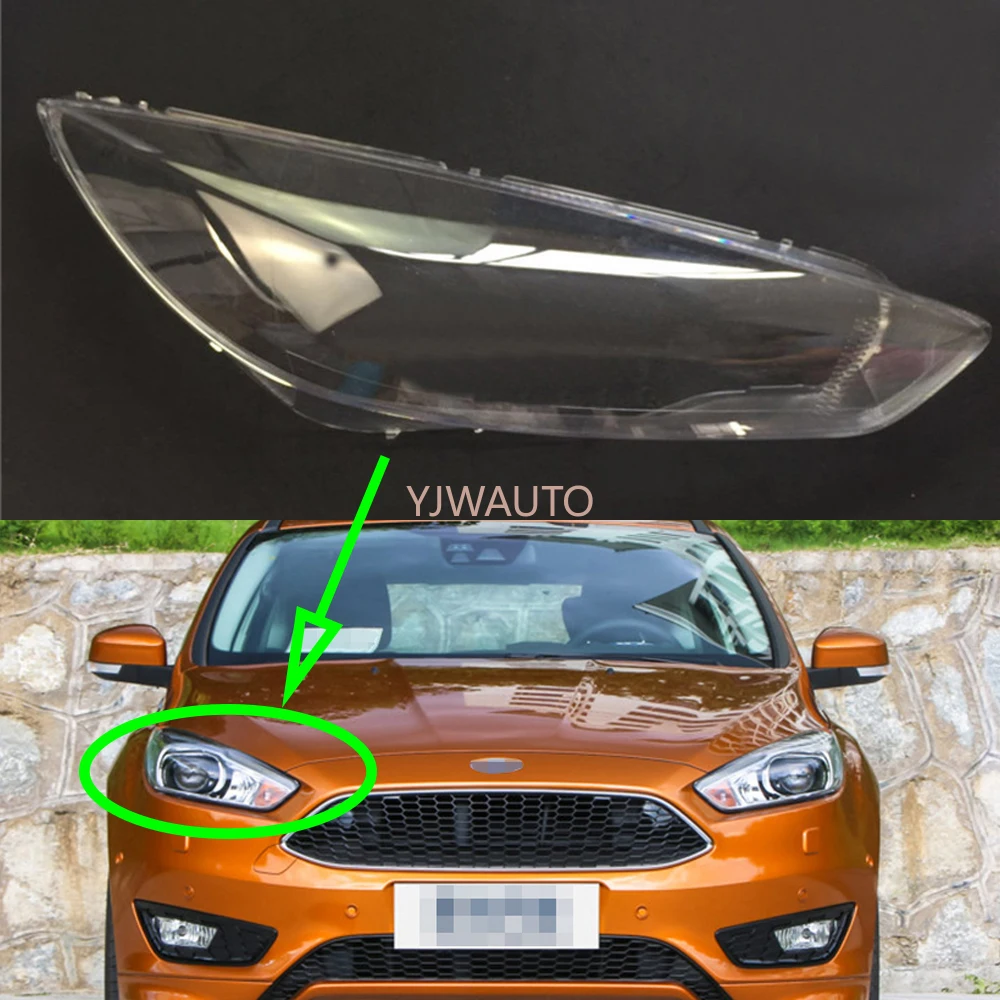 Headlamp Lens For Ford Focus 2015~2017 Headlight Cover Car Glass Replacement Head Light Auto Shell Projector Lens