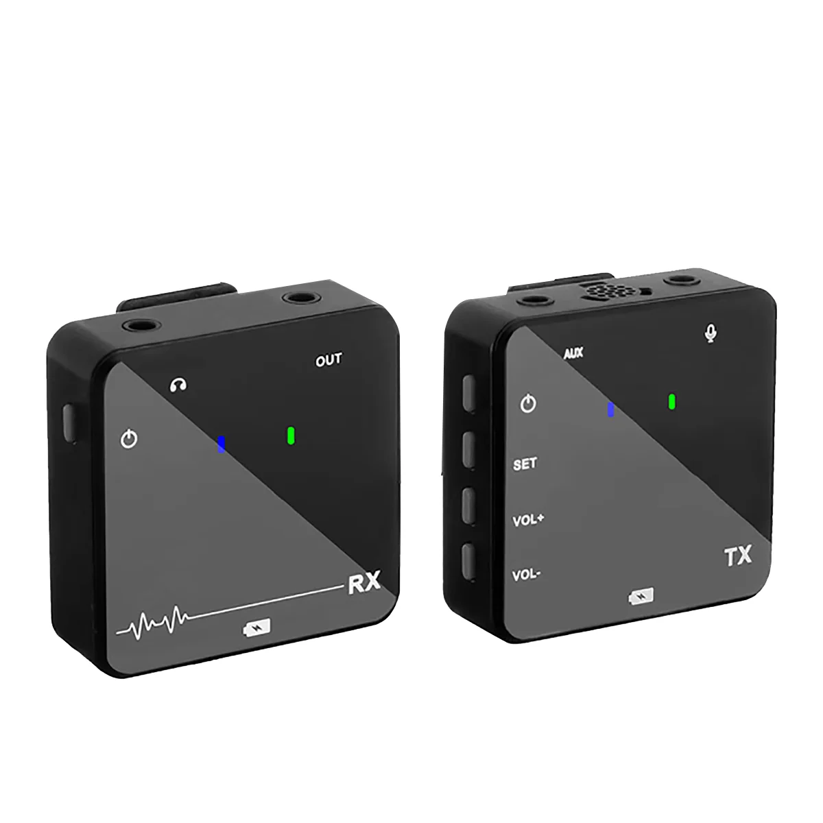 Беспроводной петличный микрофон система монитора профессиональный цифровой