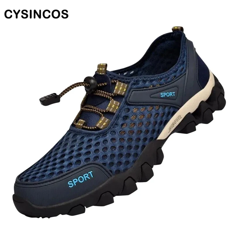 

Breathable Sneakers Men Shoes 2022 Fashion Shoes For Men Climbing Hiking Shoes Men Outdoor Beach Wading Tenis Barefoot Sneakers