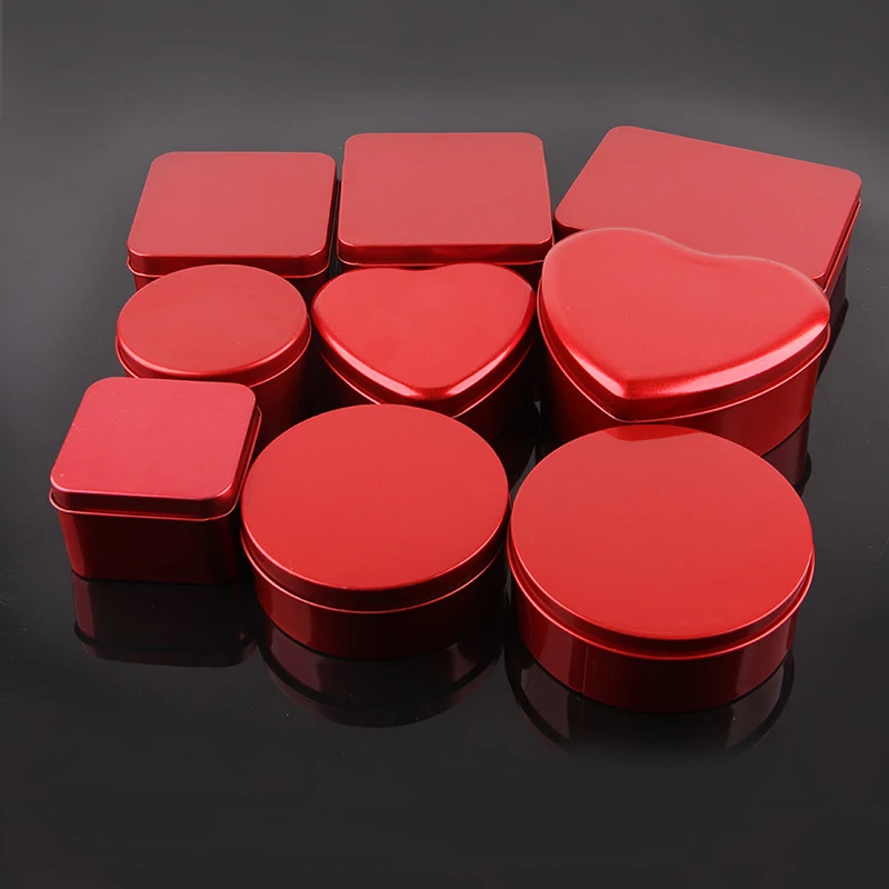 

10pc/lot Red Tinplate Candy Boxes Tin Metal Storage Box Metal Lron Wedding Candy Case Favor Boxes Gift коробка сюрприз gift box
