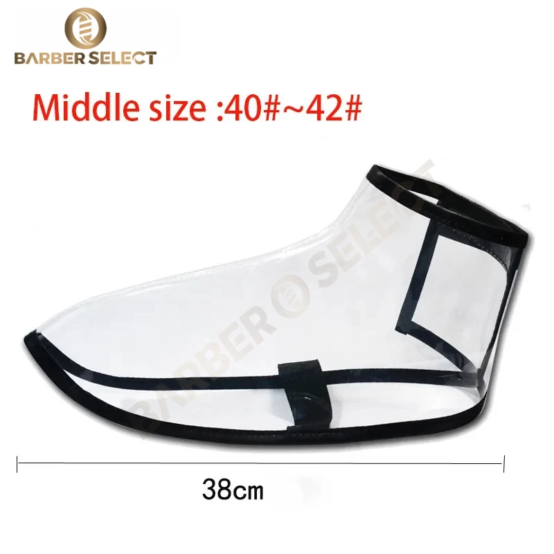 Обновленные Прозрачные Бахилы Для Парикмахерской С Полным Покрытием Женская