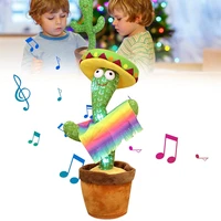lovely talking toy dancing cactus doll speak talk sound record repeat toy kawaii cactus toys children home decor
