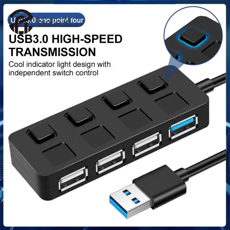 

Hub Usb 2.0 Multi-splitter Adapter Usb3.0 High Speed Transmission Support 4 Simultaneous Use Usb-c 3.0 Hub 5gbps High Speed