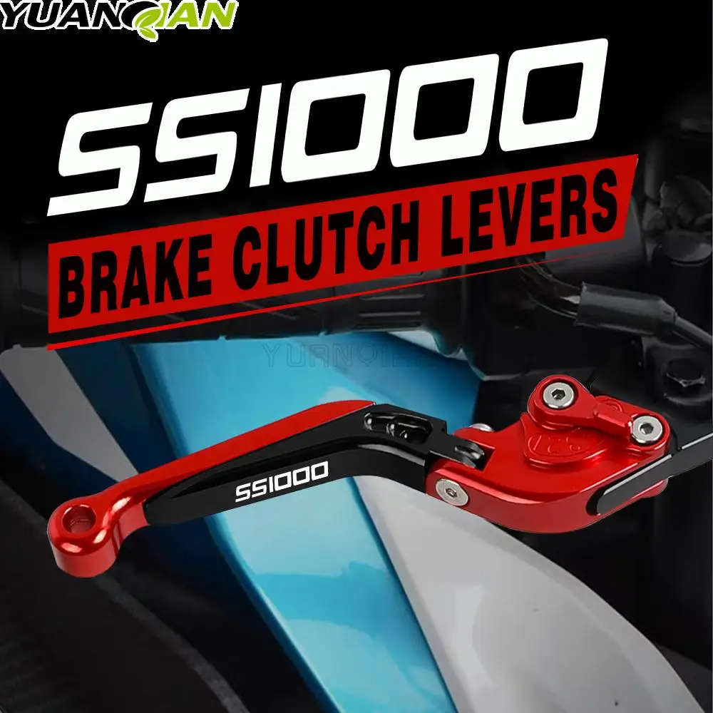 

Для DUCADI SS1000 1000SS 2003-2004 аксессуары для мотоциклов CNC алюминиевые выдвижные регулируемые рычаги тормозной муфты SS1000 логотип