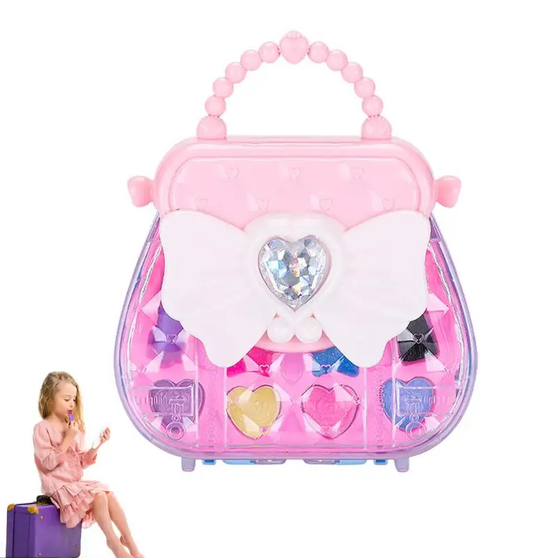 

Makeup Set For Girl Washable Non-Toxic Kids Makeup Kit For Girls Cosmetic Beauty Set For Kids Halloween Birthday Party