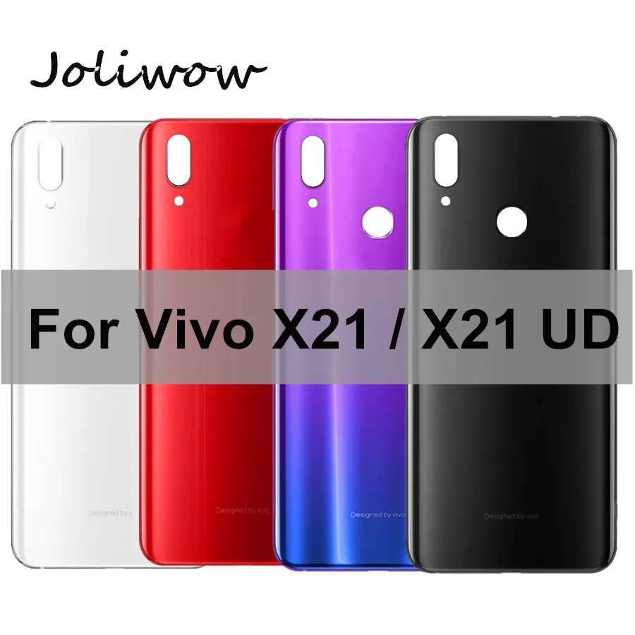 

For VIVO X21 Battery Cover Back Glass Case Rear Housing Door For VIVO X21 UD Battery Cover Replacement Repair