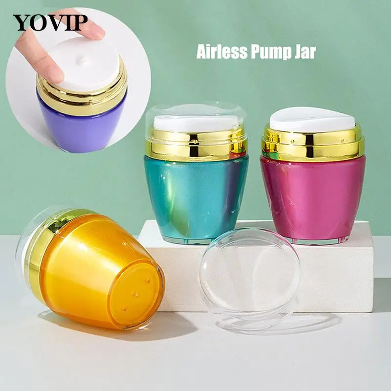 

Дорожный герметичный косметический контейнер, увлажняющая Вакуумная бутылка, пустой безвоздушный насос, многоразовый контейнер крем, диспенсер для образцов, лосьонов