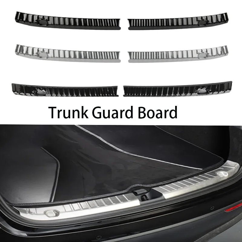 

For Tesla ModelY Rear Guard Stainless Steel Trunk Door Sill Guard Anti Scratch Wear Resistant Car Modification Accessories 2023