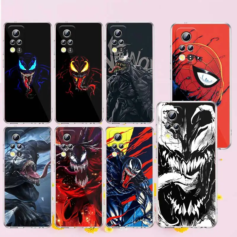 

Marvel Venom Spiderman For Honor X8 X7 60 50 SE X20 X30 10X 10 10i 9 9A 9C 9X 8X 8A Pro Lite RU Transparent Phone Case Capa