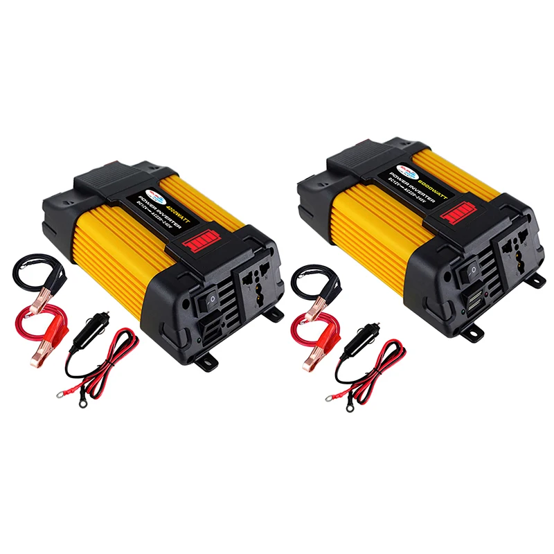 

Modified Sine Wave DC 12V To AC 110V Voltage Transformer Power Converter Solar Inverter Car Power Inverter For Car