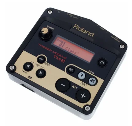 

Roland TM-2 Trigger Module for acoustic drummers who want to expand their drums with electronic sounds