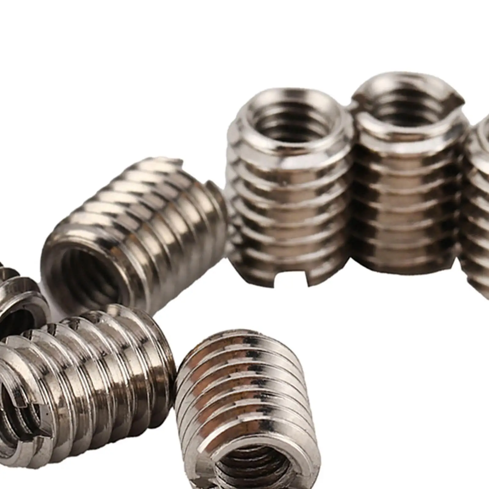 10 шт. резьбовые вставки из нержавеющей стали переходные гайки от M4x0 7 до M6x1 0 длина