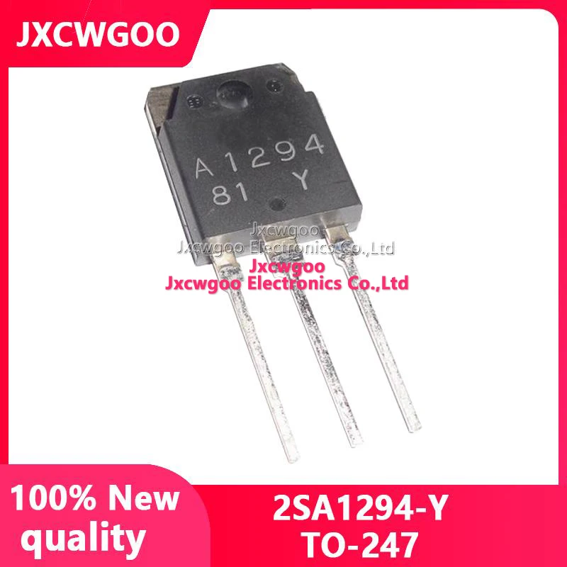 

Jxcwgoo 10Pair 100% 2SC3263 A1294 New 2SC3263-Y Imported TO-247 2SA1294 Amplifier Original C3263 Power 2SA1294-Y Audio