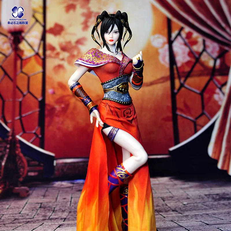 

Новое поступление 2022, оригинальный Qin Shi Ming Yue ограниченный запас, масштаб 1/6, Женский солдат, Подлинная аниме, детская фигурка, кукла, модель