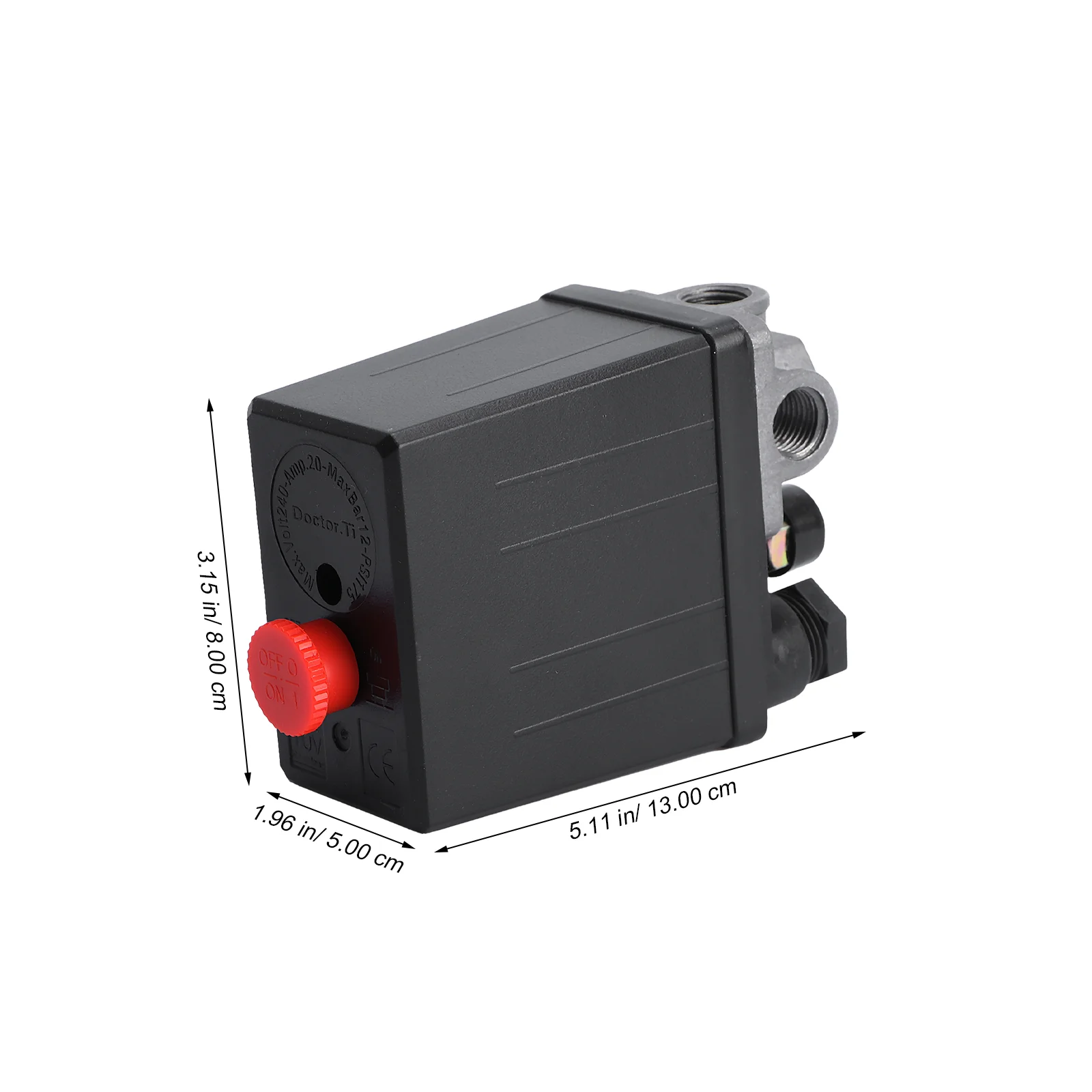 AC 240V 20A 175PSI 12 Bar 4 Port Air Compressor Pressure Switch Control | Инструменты