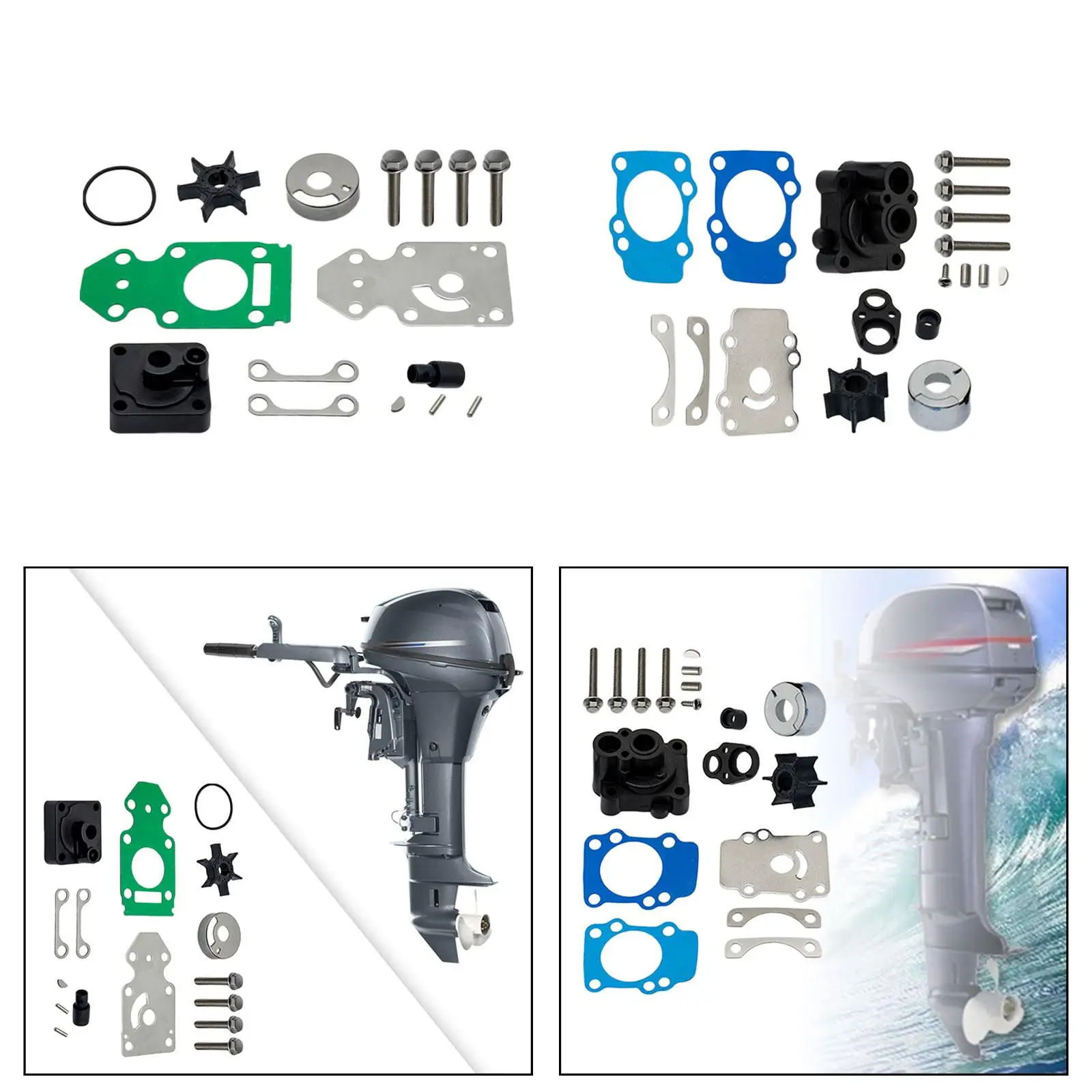 Ремкомплект водяного насоса подвесного двигателя Детали для Yamaha 15HP