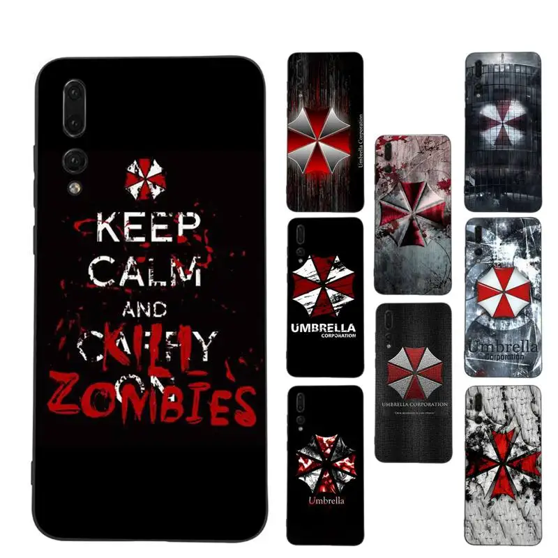 

Umbrella Corporation Phone Case Soft Silicone Case For Huawei P 30lite p30 20pro p40lite P30 Capa